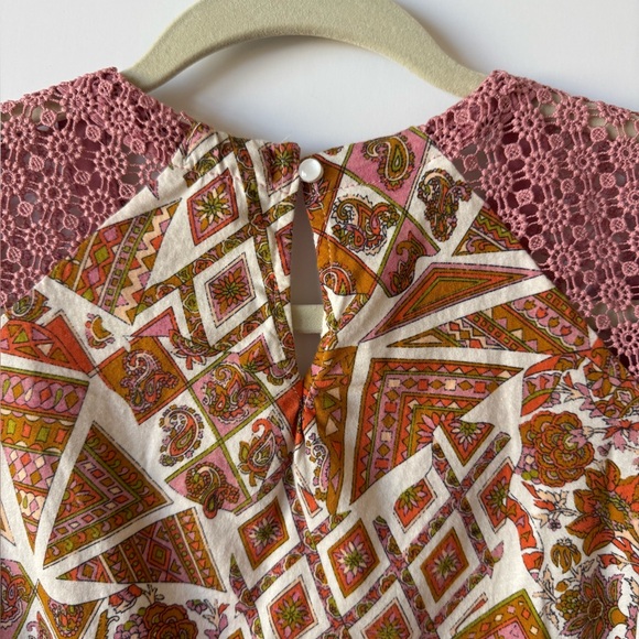 Anthropologie Tiny Embroidered Printed Shell Top - Picture 10 of 12